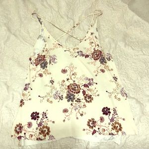 American Eagle Outfitters Floral Tank